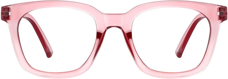 Jectieey Blue Light Blocking Glasses for Women Men,Oversize Fashion Squre Anti Eyestrain Glasses for Gaming/Reading/TV - Image 1